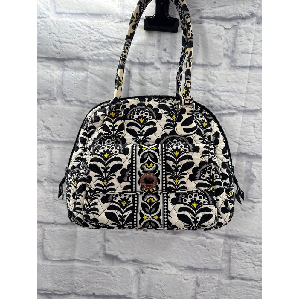 Vera Bradley Womens Black & White Turnkey Purse